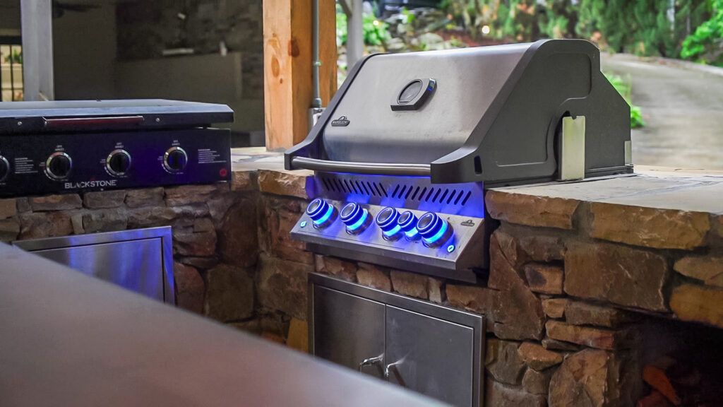 Behind the Scenes on this Kennesaw, GA Outdoor Kitchen 3